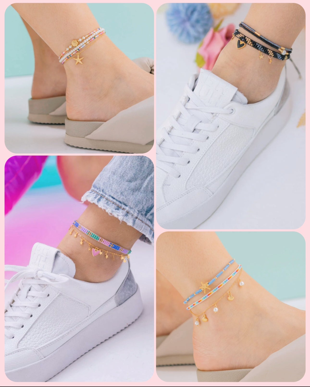 ANKLETS... Trendy & impossible to ignore!✨
