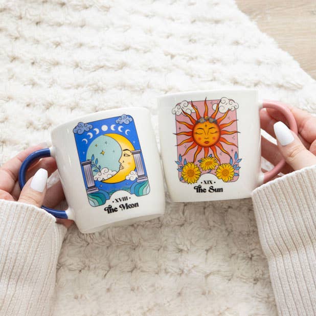 Sun and Moon Celestial Mugs