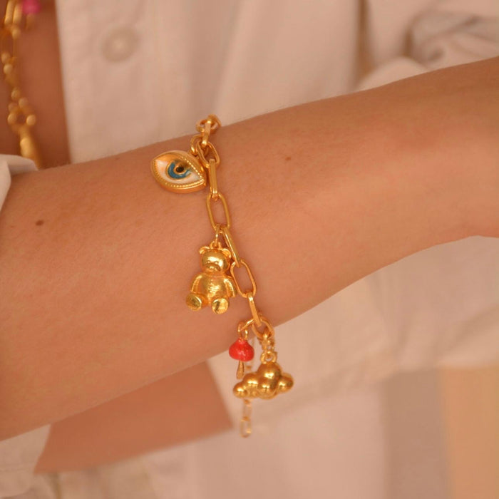 90s Babe Bracelet With Charms