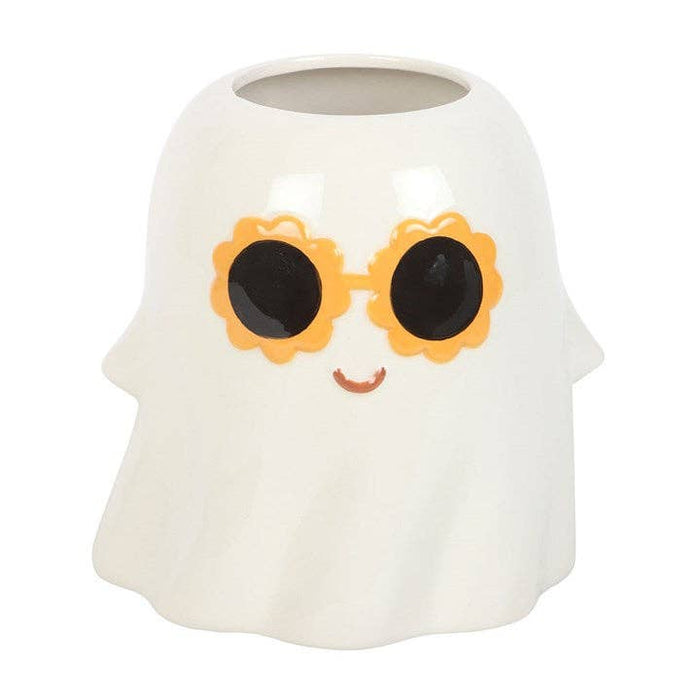 Groovy Ghost Halloween Large Vase