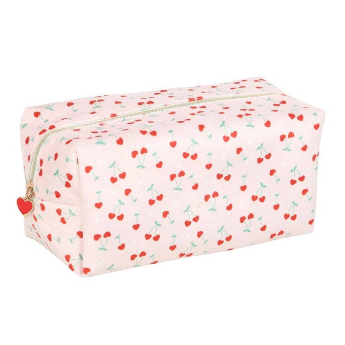 Heart Cherry Valentine's Day Makeup Bag