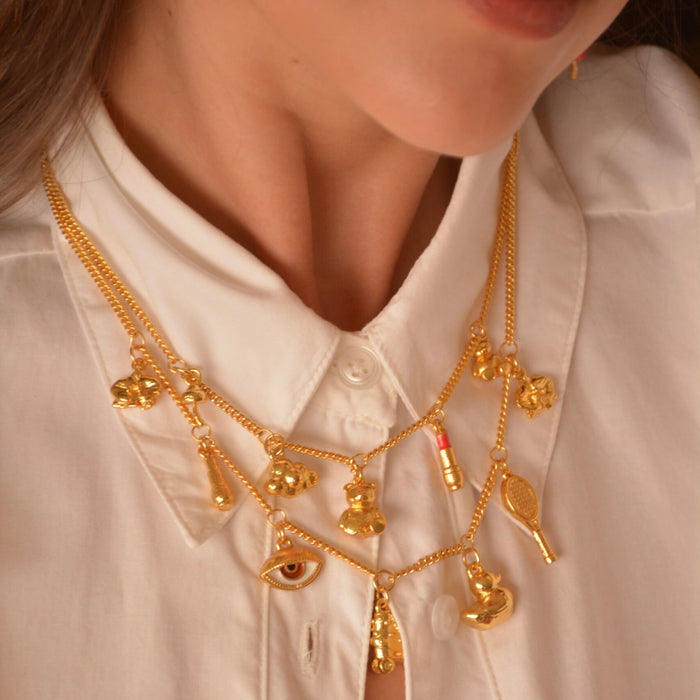 Collier ras du cou et pendentif - Frosty Eye 