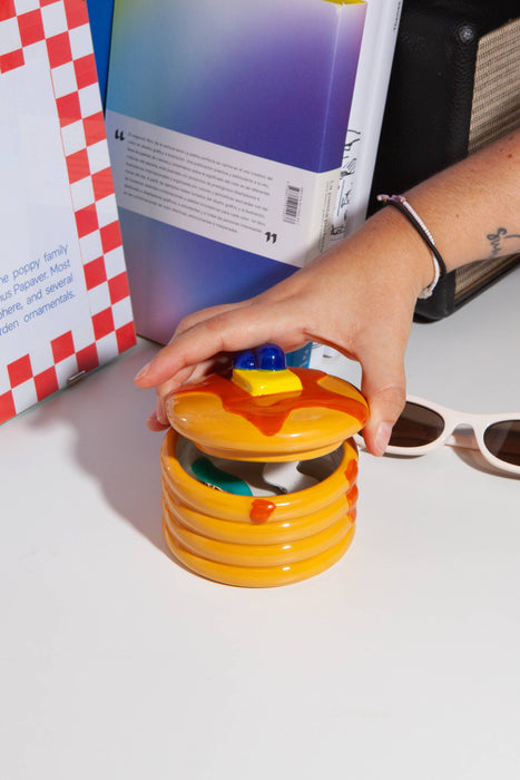 Pancakes Ceramic Storage Box