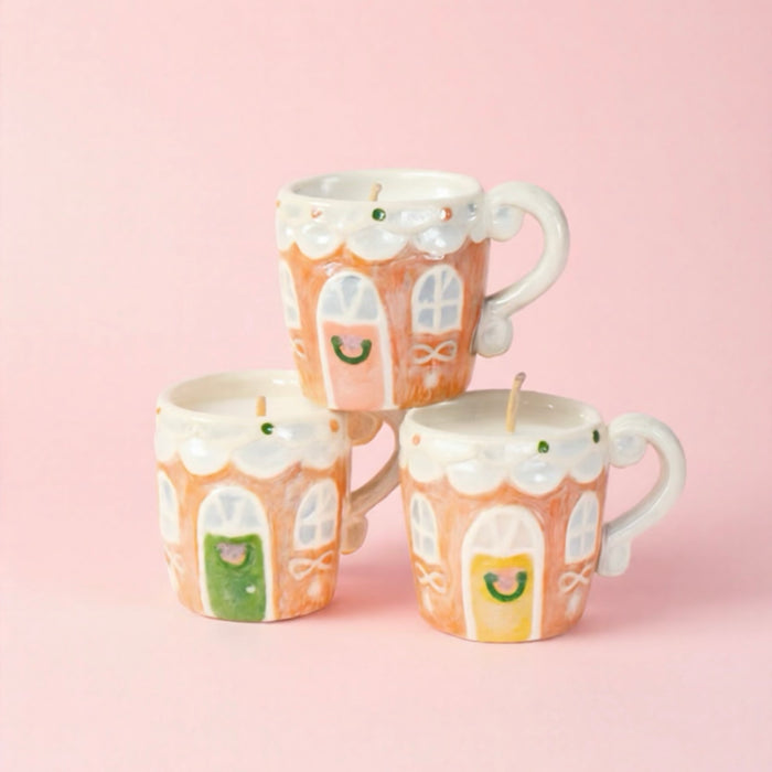 Limited Edition Coquette Gingerbread Small House Candle