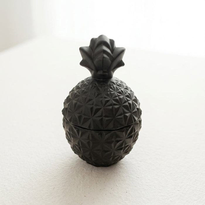Black Mate Pineapple Candle - Plum