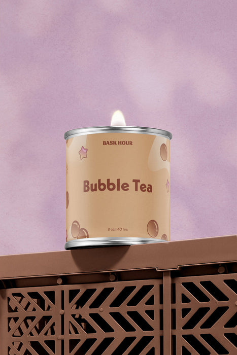 Bubble Tea Natural Candle