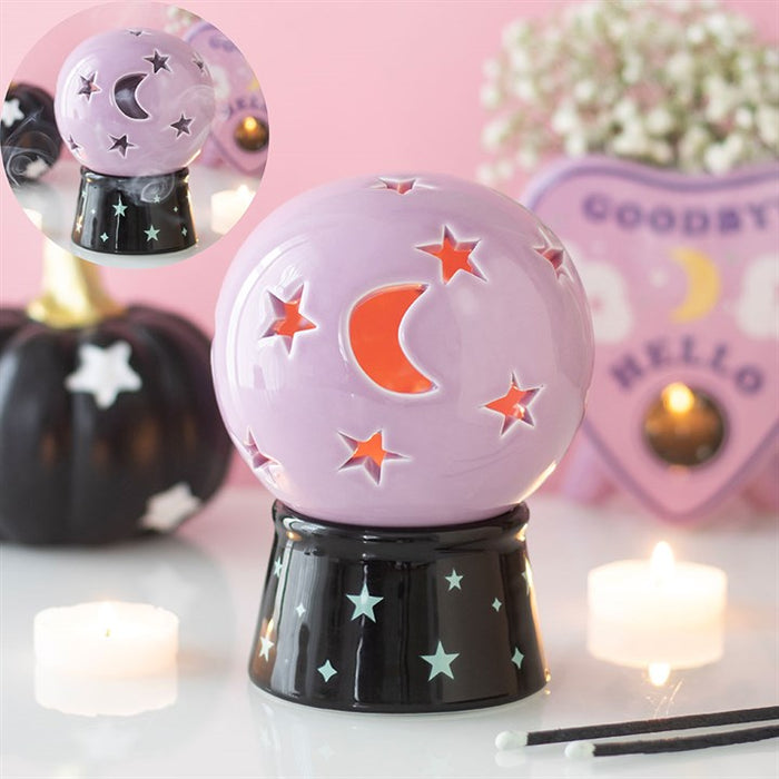 Witchy Crystal Ball Incense Cone Holder