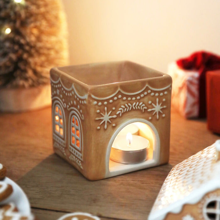 Ceramic Cozy House Wax Burner