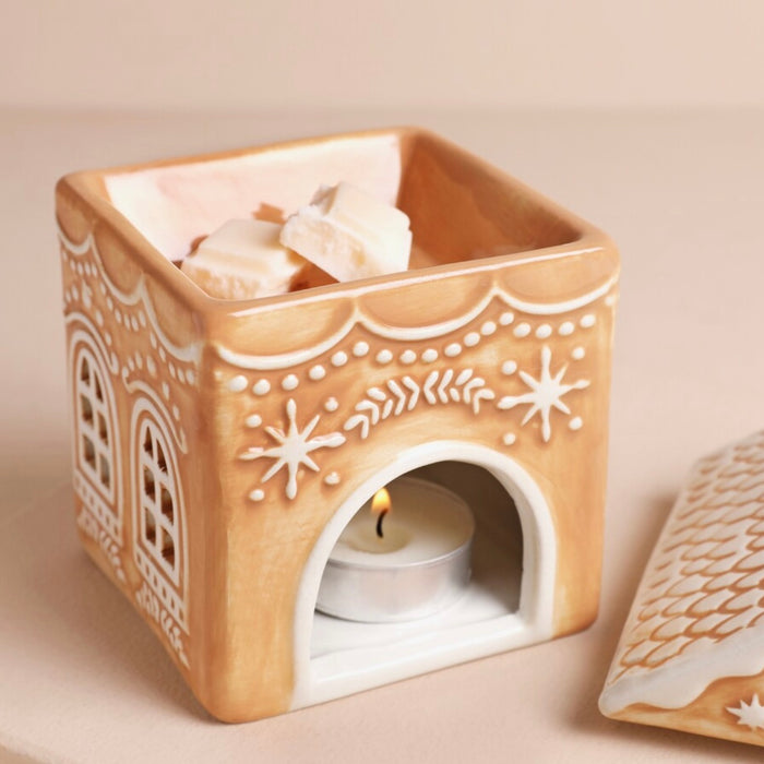 Ceramic Cozy House Wax Burner