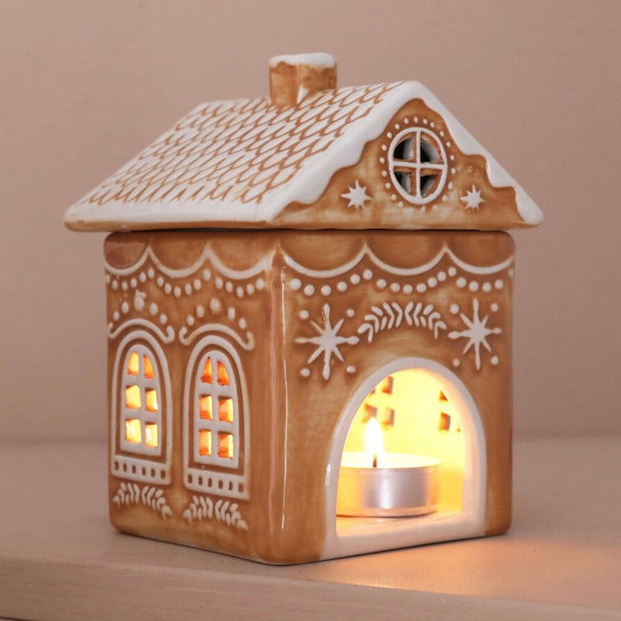 Ceramic Cozy House Wax Burner