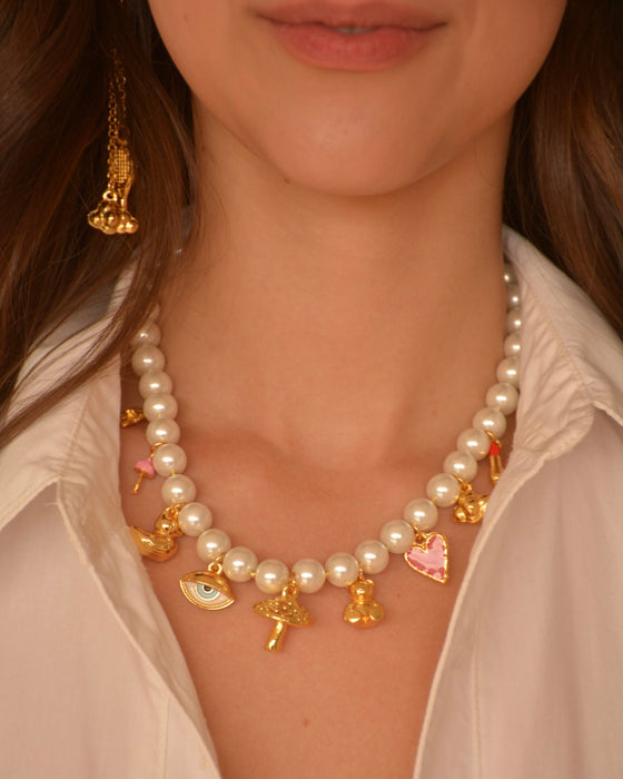 Collier ras du cou et pendentif - Frosty Eye 