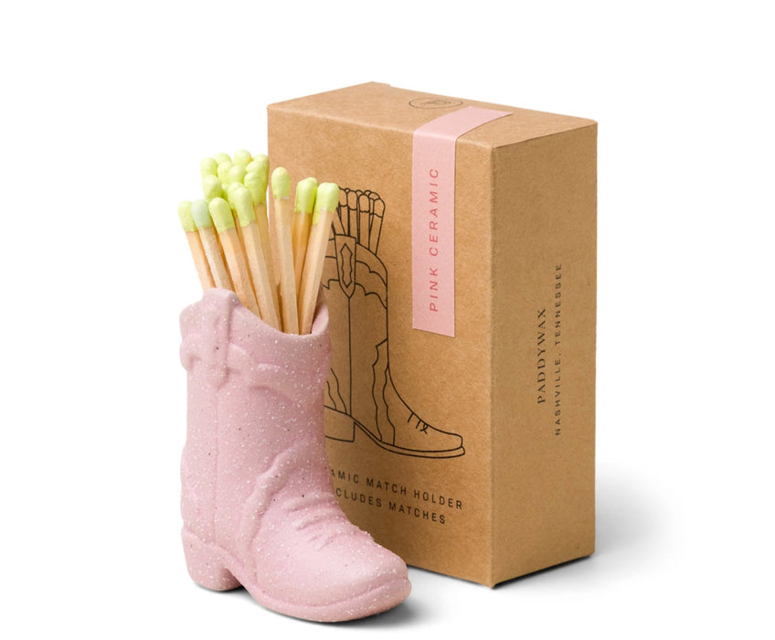 Cowboy Boot Match Holder - Pink