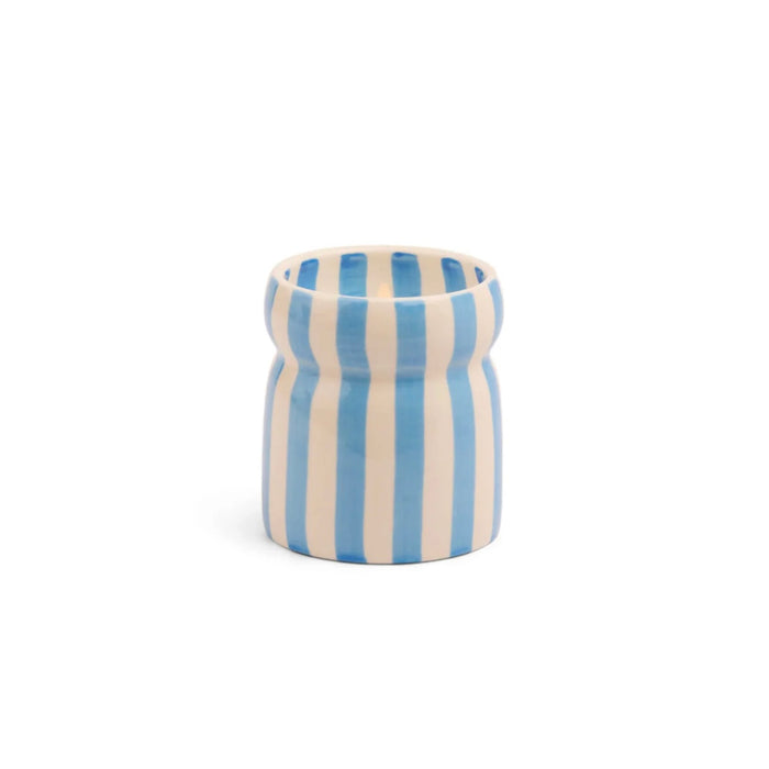 Candle Cabana Blue Striped - Lost at Sea