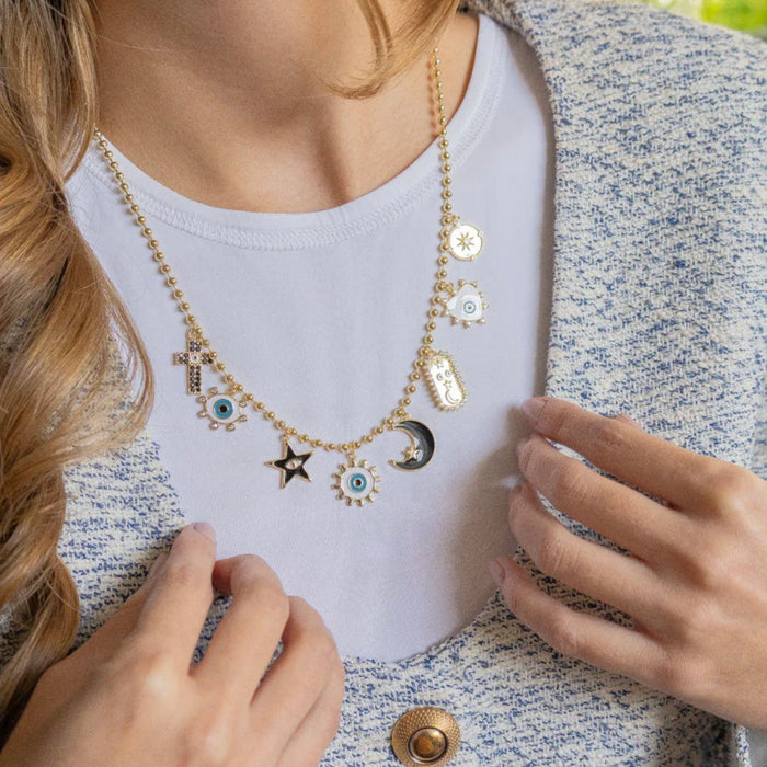 Collier ras du cou et pendentif - Frosty Eye 