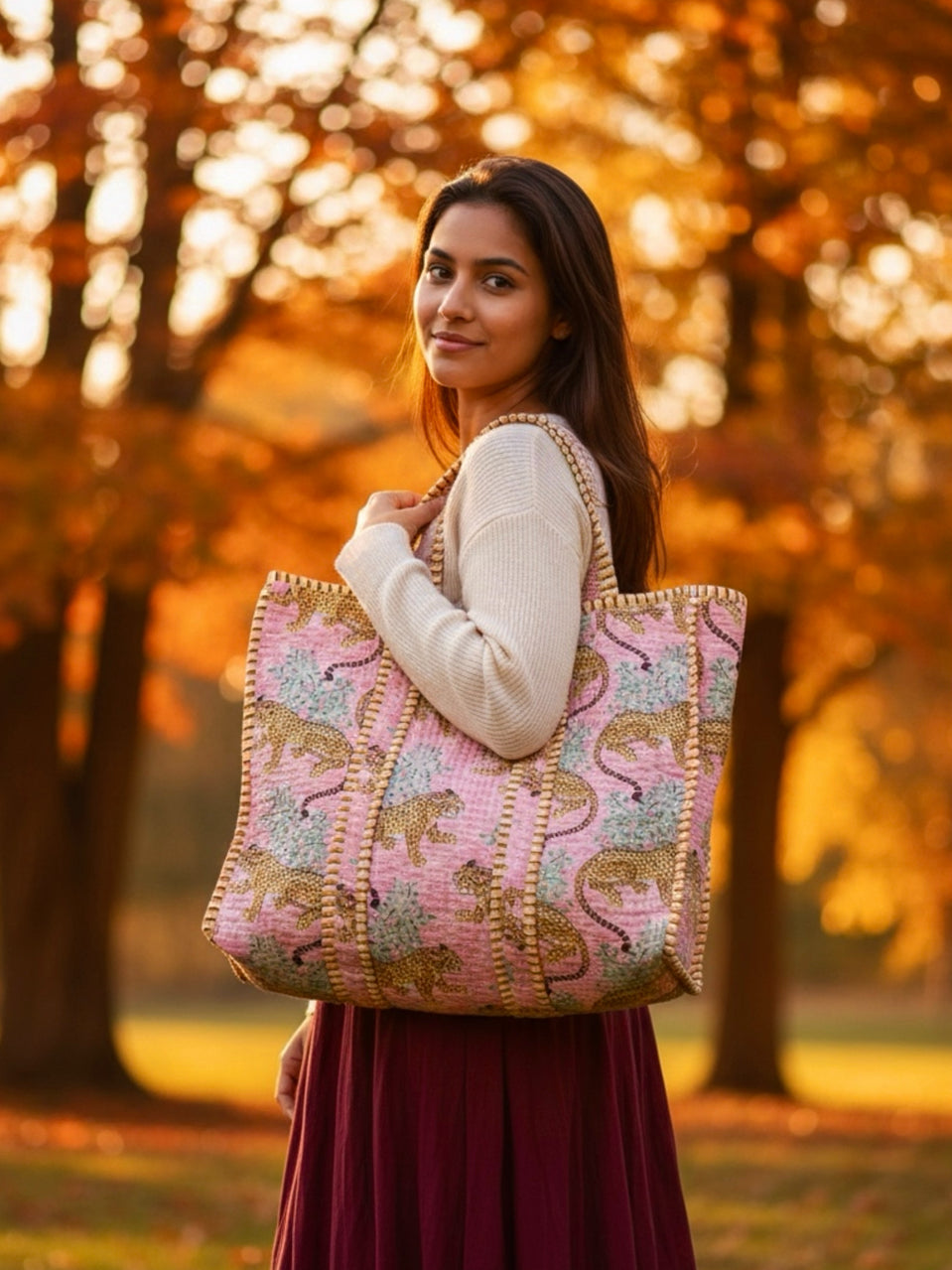 Quilted Tote Bag