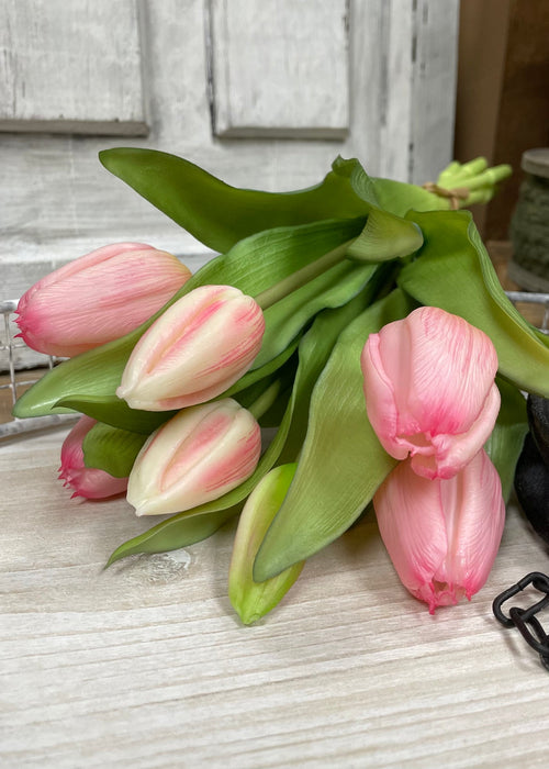Realistic Artificial Tulips Bouquet