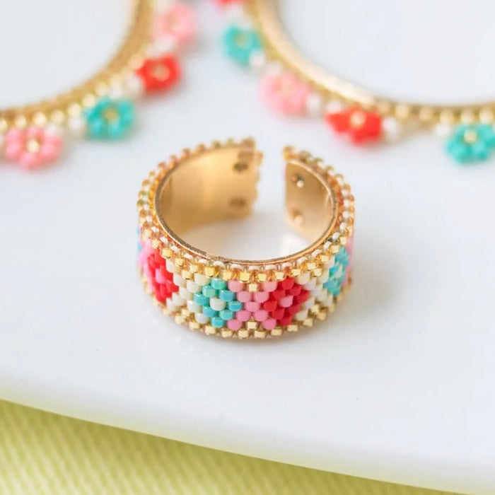 Bague Miyuki - Arlequin