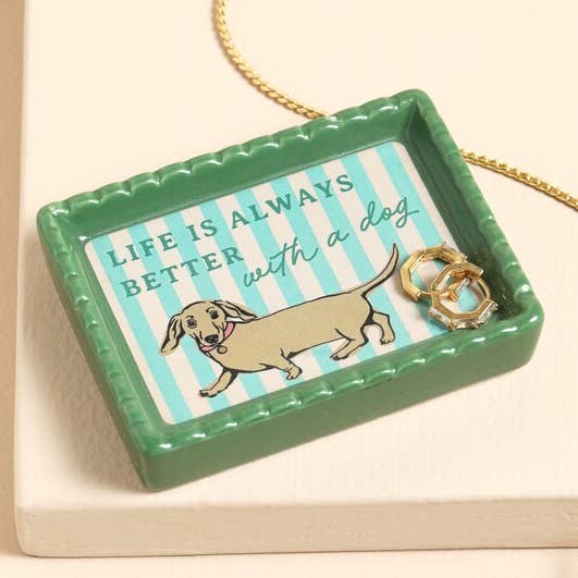 Soleil et Lune - Plat à bibelots