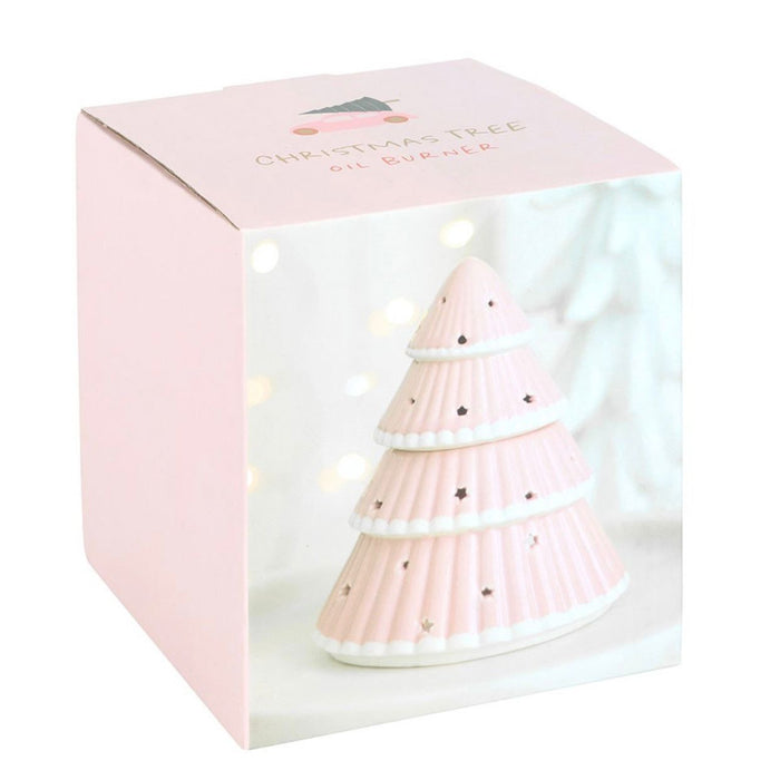 Pink Christmas Tree Oil Burner