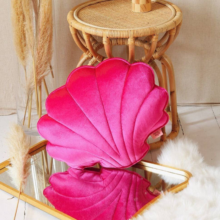 Fucsia Pearl Velvet Shell Pillow