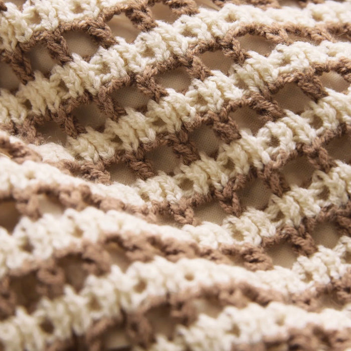 Kylo Striped Crochet Sweater