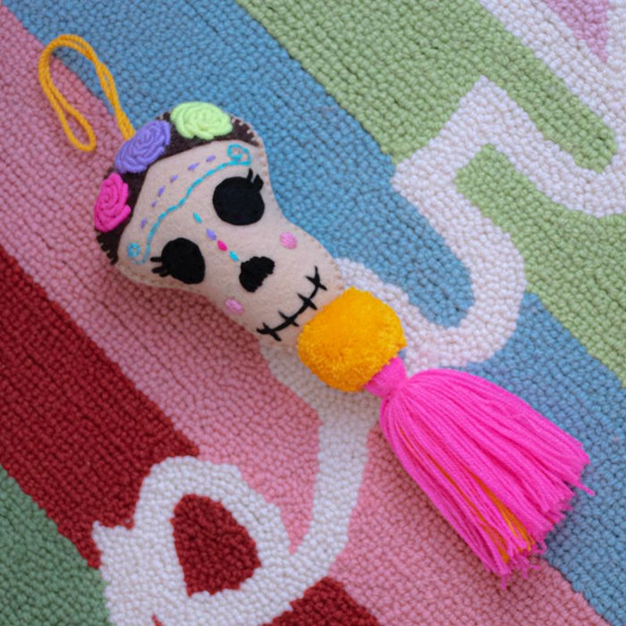 Skull Cutie - Pink Tassel