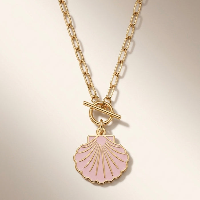 Pink Shell Necklace