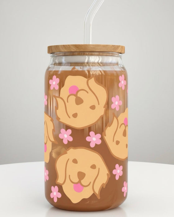 Libbey Glass Cup Golden Energy