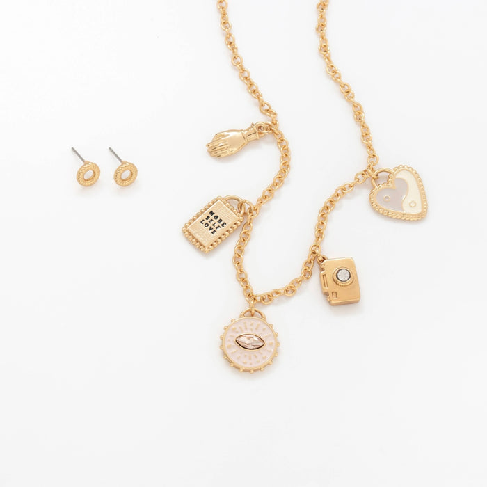 Collier ras du cou et pendentif - Frosty Eye 