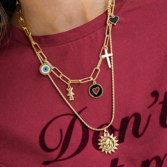 Collier ras du cou et pendentif - Frosty Eye 