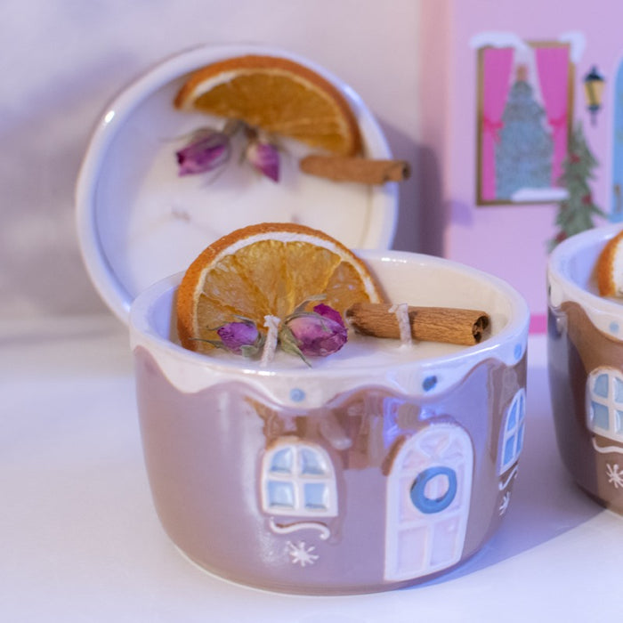 Limited Edition Coquette Gingerbread House Candle