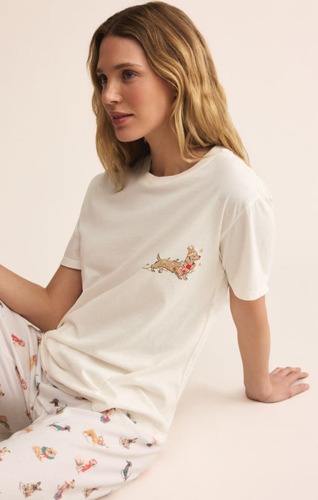 Bestie Boyfriend Tee - Dachshund