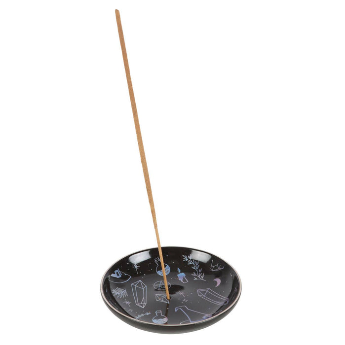 Crystal Witch Ceramic Incense Holder Plate