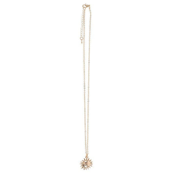 Sun Necklace on Birthday Card