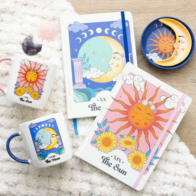 Sun and Moon Celestial Mugs