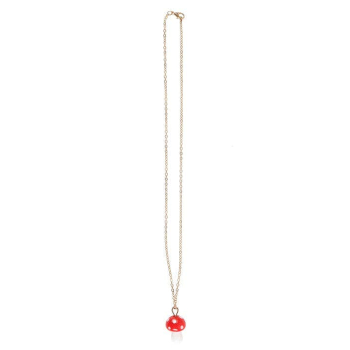 Toadstool Charm Necklace Greeting Card