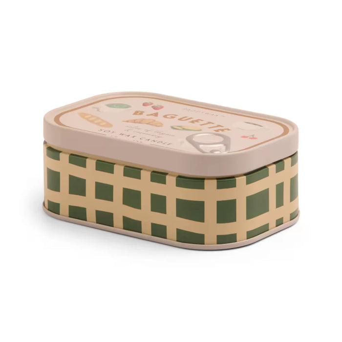 French Baguette Bistro Candle Tin