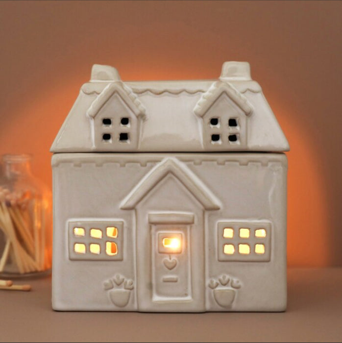 Ceramic House Wax Burner